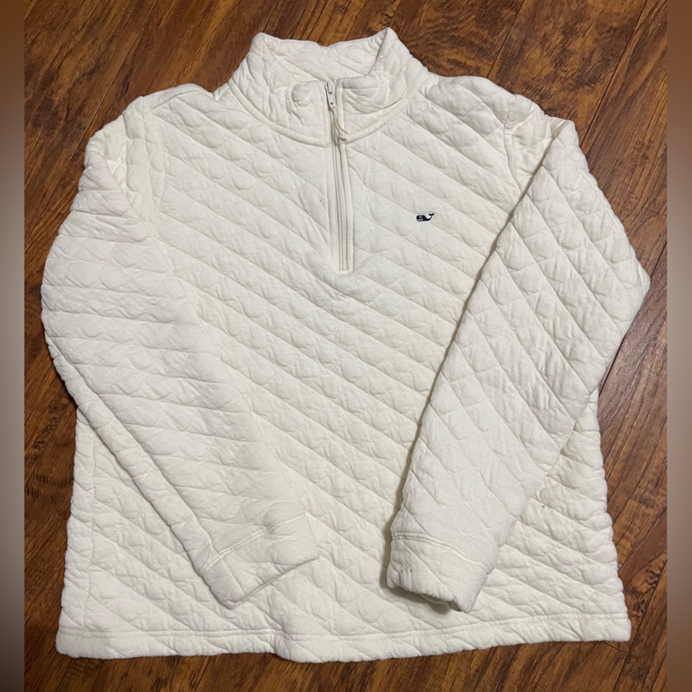 Vineyard Vines women’s quilted 3/4 zip pullover